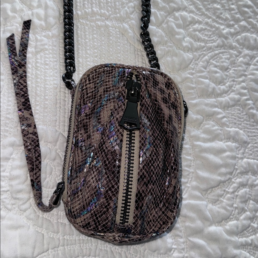Aimee Kestenberg Tabitha Leather Phone Crossbody in Mistys Snake